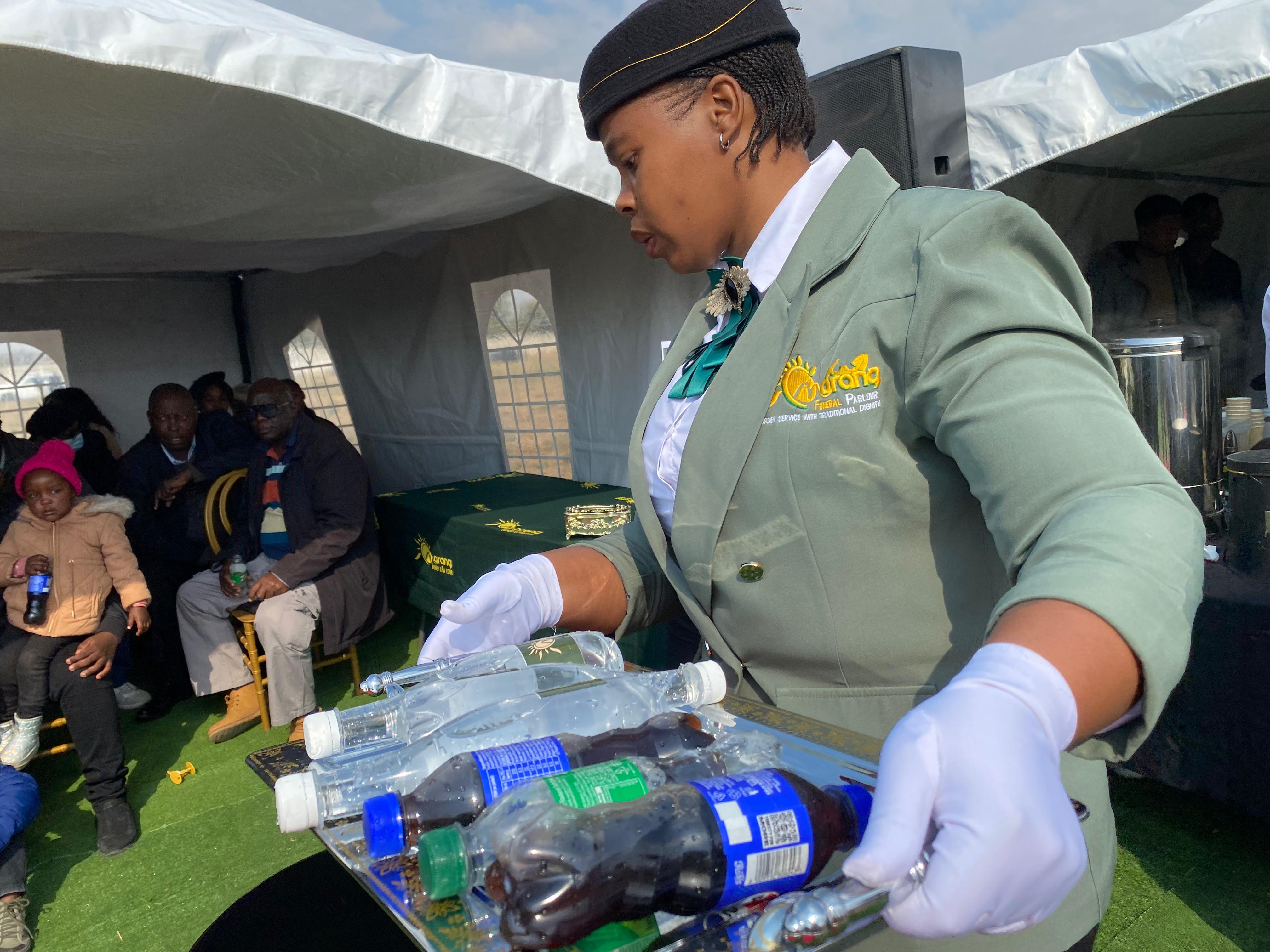 Funeral seating arrangement