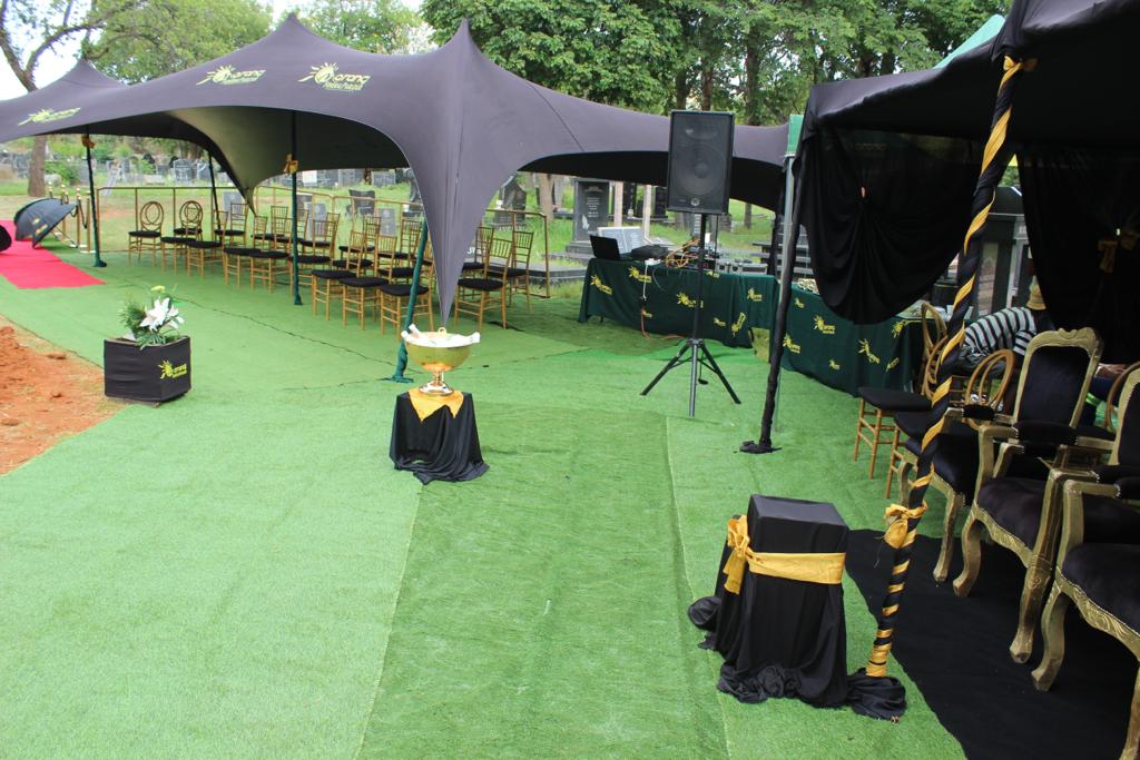 Outdoor Funeral Ceremony