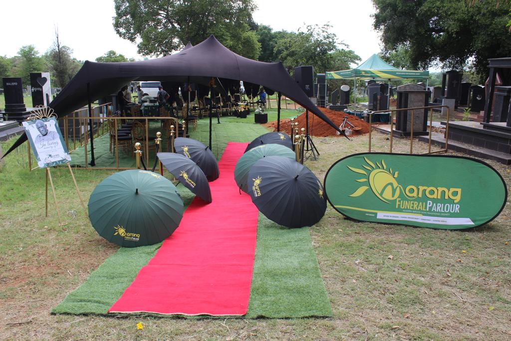 Tent and Seating Setup